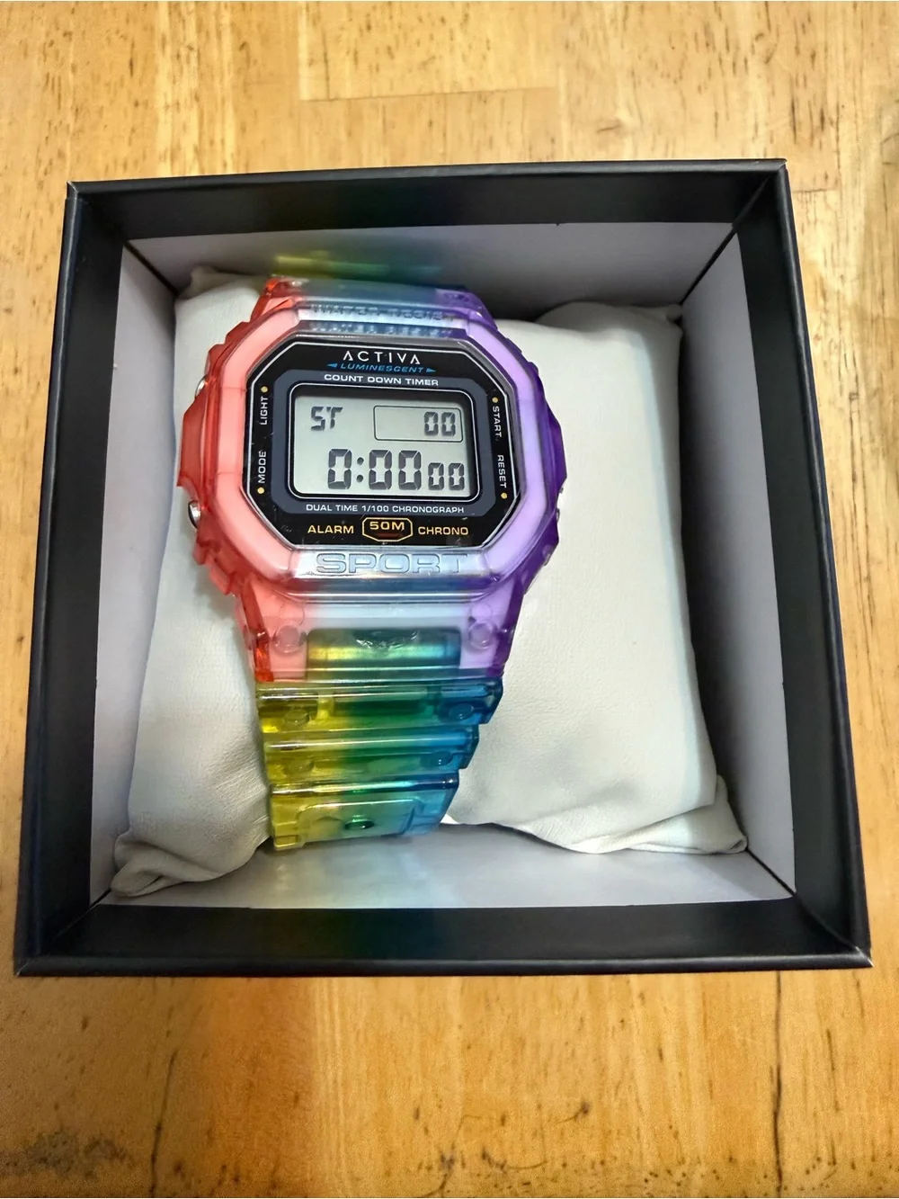 Invicta / Activa Retro X Rainbow Pride Unisex Digital Watch (ACW1622-002)